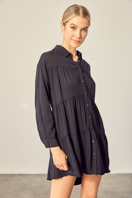 Comfy But Fashionable Mini Shirtdress