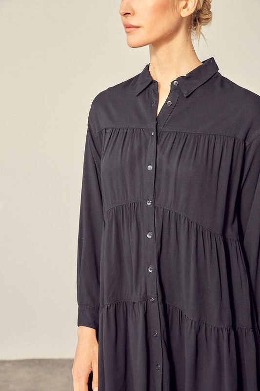 Comfy But Fashionable Mini Shirtdress